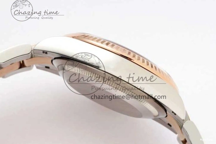 MiroTime 0414 Breathable DateJust 36mm DIWF 1:1 Best Edition 904L Steel Gray Dial on SS RG Oyster Bracelet SA 2310